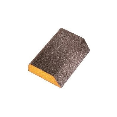 Brusná houbička Kombi tvrdá 98 x 69 x 26 mm, medium, tvrdá, oranžová, hrubost 80
