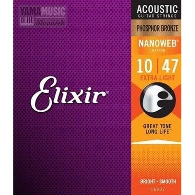 Elixir Acoustic Nanoweb Extra Light 10 - 47 Phosphor Bronze