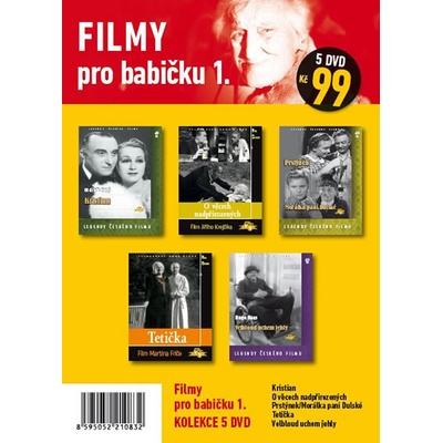 Filmy pro babičku 1. – 5 DVD