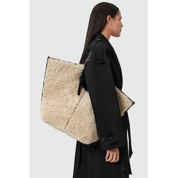 AllSaints Вълнена чанта AllSaints ARA в бежово W216XD (W216XD)