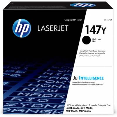 HP Оригиална касета за мастило hp 147y Черен (194441304695)