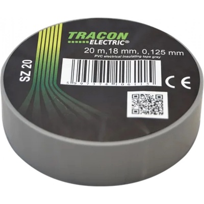 Tracon electric Páska izolačná 18 mm x 20 m sivá