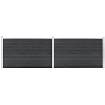 zahrada-XL Zahradní plot WPC 353 x 106 cm šedý