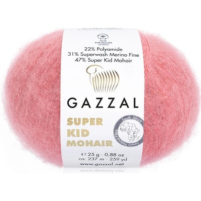 Příze Super Kid Mohair 64430 starorůžová