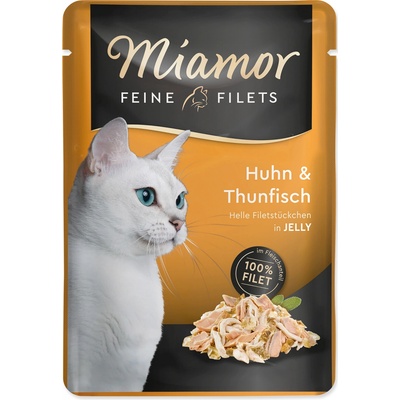 Miamor Feine filety kuře a tuňák 100 g