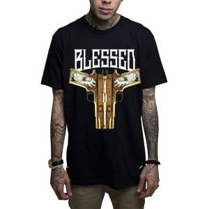 MAFIOSO мъжка тениска mafioso -blessed - blk - maf080