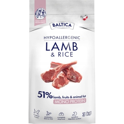 Baltica Monoprotein Adult Medium Lamb & Rice 3 kg