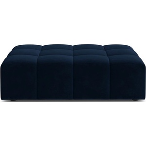 Cosmopolitan Design Тъмносиня кадифена табуретка Chicago - Cosmopolitan Design (COS_POUF_51_F1_CHICAGO4)