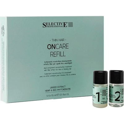 Selective Oncare Refill Treatment regenerace pro jemné vlasy 10 x 15 ml – Hledejceny.cz