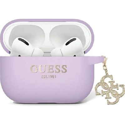 Guess AirPods Pro 2 cover Liquid Silicone Glitter Triangle Charm GUAP2LECG4U