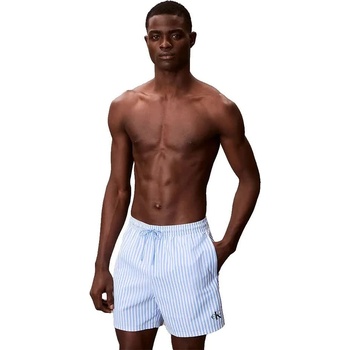Calvin Klein Бански гащета Calvin klein LV00N61045 swimming boxer - Blue (20186 Penny Stripe / Blue Descent)