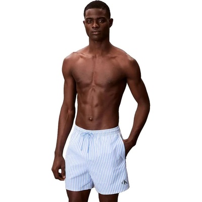Calvin Klein Бански гащета Calvin klein LV00N61045 swimming boxer - Blue (20186 Penny Stripe / Blue Descent)