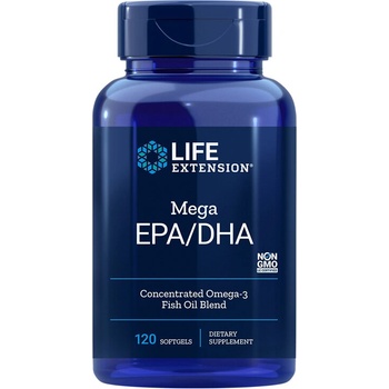 Life Extension Рибено масло 1000 mg (EPA 360 mg/ DHA 240 mg) 120 софтгел капсули | Life Extension (01937 LE)