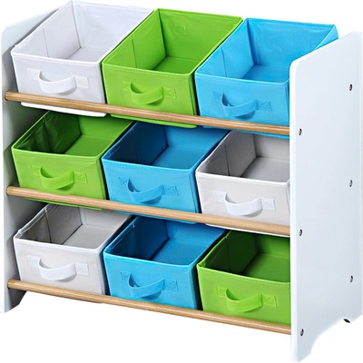 Kesper Dětský regál s 9 úložnými boxy 17716.13 bílý – Sleviste.cz