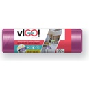 viGO! Pytle zatahovací LDPE 60l 27µm 10ks fialové
