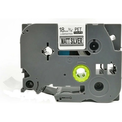 Alternativní páska Brother TZ-M941/TZe-M941 18 mm x 8 m černý tisk/stříbrný podklad