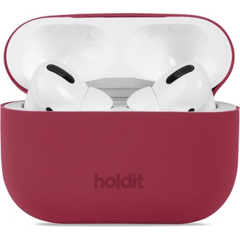 Image 1 of Holdit Kaлъф Holdit Silicone Case за AirPods Pro 1/2 - Red Velvet