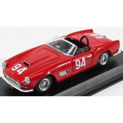 ART MODEL FERRARI 250 GT CALIFORNIA SPIDER N 94 NASSAU 1959 W.BURNETT RED 1:43