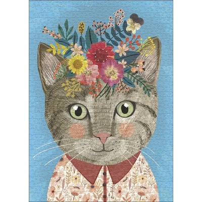 Heye - Puzzle Floral Friends: Pretty Feline - 1 000 piese