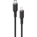 ACEFAST Кабел за зареждане Acefast MFI от USB Type-C към Lightning, 1.2m, 30W (C2-01-C-L black)