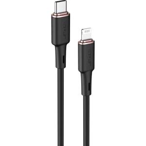 ACEFAST Кабел за зареждане Acefast MFI от USB Type-C към Lightning, 1.2m, 30W (C2-01-C-L black)