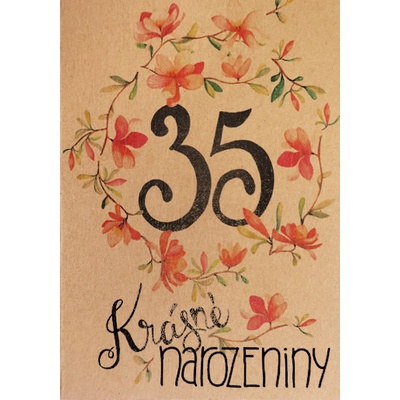 Přáníčko BeBechy - A6 - recyklovaný papír - 35
