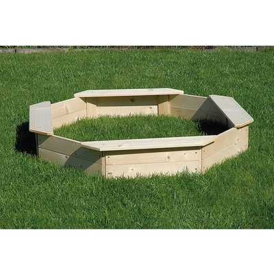 Woodyland Пясъчник с покривало - натурален (10303)