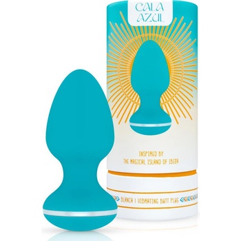 Cala Azul Blanca Vibrating Anal Plug