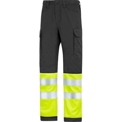 Snickers Workwear Nohavice reflexné Service trieda 1 čierne