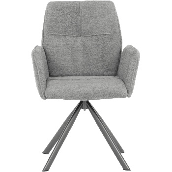 Carmen Трапезен стол bury 2 - сив r 07 (3532372)