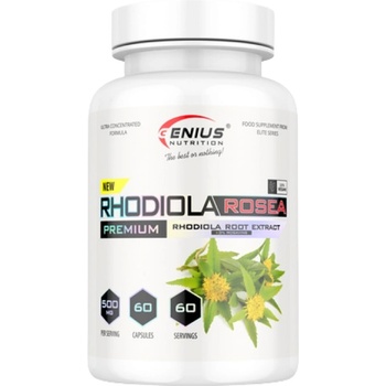 Image 1 of GENIUS NUTRITION Rhodiola Rosea 500 mg [60 капсули]