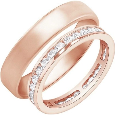 Eppi Eternity prsten s lab-grown diamanty a pánský komfortní prsten Branko RW43666