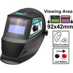 Total tools Заваръчен шлем, din16, фотосоларен, автоматично затъмняване, total tsp9306 (tl tsp9306)