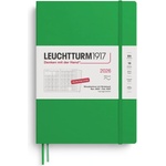 Leuchtturm1917 372606 Monthly Planner & Notebook Composition (B5) 2026, 16 Months (01 November 2025-28 February 2027), Softcover, Spring Leaf, German (372606)