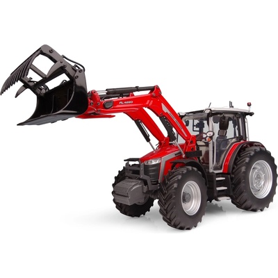 Siku Traktor Massey Ferguson s čelním nakladačem 1:50