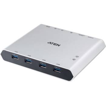 ATEN KVM превключвател USB-C, USB 3.2, Thunderbolt 4, DisplayPort, DP, 8K, 2 порта US3311-AT-G (US3311-AT-G)