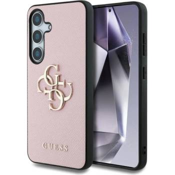 GUESS Калъф GUESS, PU Grained 4G Metal Logo за Samsung Galaxy S25, GUHCS25SPGT4MBP, Розов (GUHCS25SPGT4MBP)