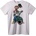 NOONEBRAND Тениска алиен BMX ездач - 5XL, White