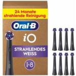 Oral-B iO Replacement Brush Heads Radiant White, Black, 8 Pieces - Model