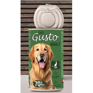 Deli Gusto Dog Rabbit - хапки в сос с заешко 1240гр