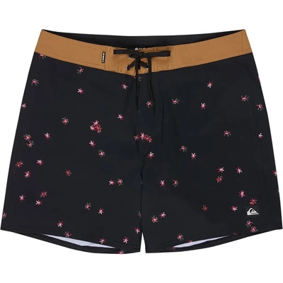 Quiksilver Бански гащета Quiksilver Surfsilk Kaimana Printed 16´´ swimming shorts - Black (Black Fallen Blossom)