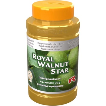 Starlife Royal Walnut s antibakteriálnymi účinkami pre pomoc pri kožných problémoch 60 kapsúl lnut 60 kapsúl