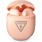 CG Mobile Guess Triangle Logo TWS matt pink (GUTWST82TRP) Слушалки