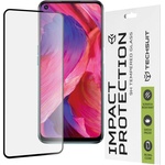 Techsuit Протектор за Oppo A54 5G / A74 5G / OnePlus Nord N200 5G - 111D Full Cover / Full Glue Glass - Черен