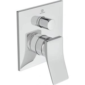 Ideal Standard Вграден смесител за вана и душ Ideal Standard Atelier Conca, гланциран хром, без вградено тяло (A7374AA)