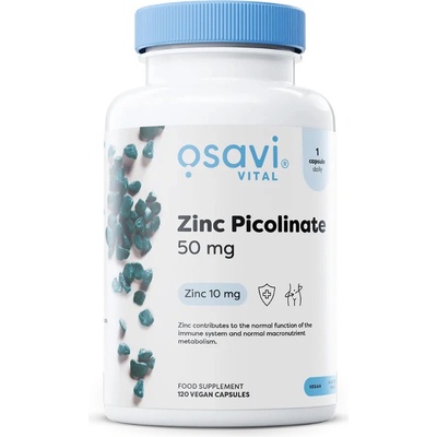 Osavi Zinc Picolinate Zinek 50 mg 120 rostlinných kapslí