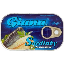 Giana Sardinky ve vlastní šťávě 125g