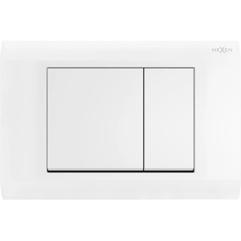Mexen Fenix 01 бутон за промиване, бял мат - 600120 (600120)
