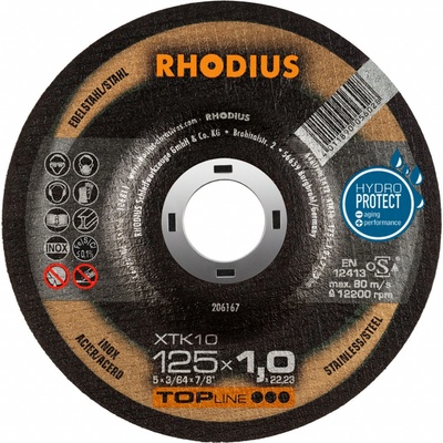Rhodius Rezný kotúč 125 x 1,0 x 22,23 mm 206167