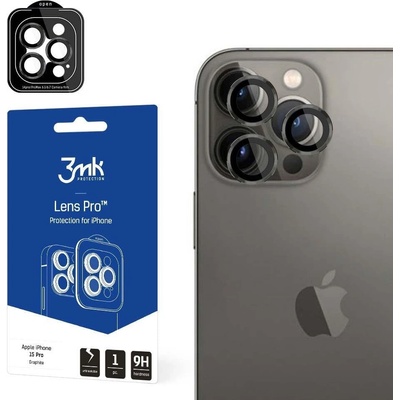 3mk Protection Протектор за камера 3mk Lens Protection Pro за Apple iPhone 15 Pro, графит (KXG0073670)